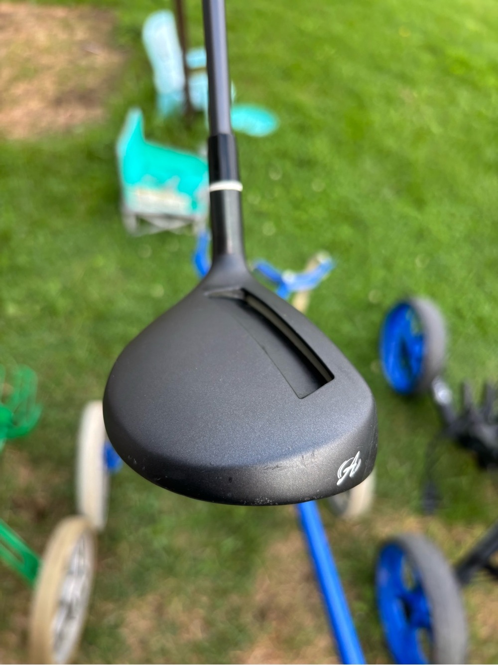 Adam’s tight lies 3wood with a new jumbo max grip it’s easy to hit